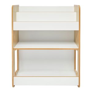 120 000423 2 2 Seagull shelf pakoworld natural-white mdf 57x34x70cmIndoor furniture > Home organization > Kitchen > Shelves