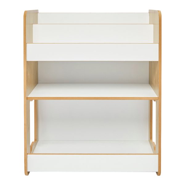 120 000423 2 2 Seagull shelf pakoworld natural-white mdf 57x34x70cmIndoor furniture > Home organization > Kitchen > Shelves
