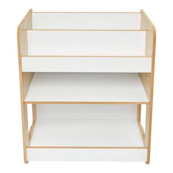 120 000423 3 2 Seagull shelf pakoworld natural-white mdf 57x34x70cmIndoor furniture > Home organization > Kitchen > Shelves