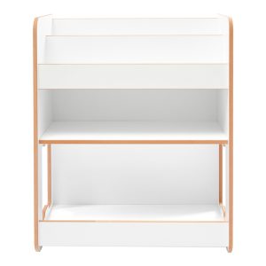 120 000424 2 2 Seagull shelf pakoworld white mdf 57x34x70cmIndoor furniture > Home organization > Kitchen > Shelves