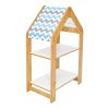 120 000426 4 Montessori shelf Zoilen pakoworld white-pink mdf 50x30x80cmIndoor furniture > Home organization > Kitchen > Shelves