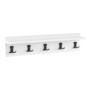 120 000471 1 Mec pakoworld melamine hanger in white shade 100x9x9cmIndoor furniture > Entrance furniture