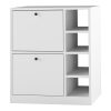 120 000474 2 Mec pakoworld melamine hanger in white shade 100x9x9cmIndoor furniture > Entrance furniture