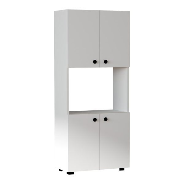 120 000477 3 Kitchen cabinets Guzel pakoworld in white color 60x31.4x140cmIndoor furniture > Home organization > Kitchen