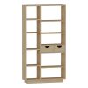 120 000484 9 Maretto pakoworld column cabinet in sonoma 16x14x70cmIndoor furniture > Home organization > Bathroom