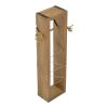 120 000497 2 Ferm Inart wall clock in antique black and gold tone D61x6cmDecoration > Clocks
