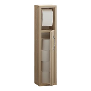 120 000501 2 5 Maretto pakoworld column cabinet in sonoma 16x14x70cmIndoor furniture > Home organization > Bathroom