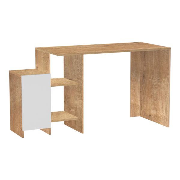 120 000502 4 Office desk Kely pakoworld in natural-white color 113x55x74cmOffice furniture > Working desk