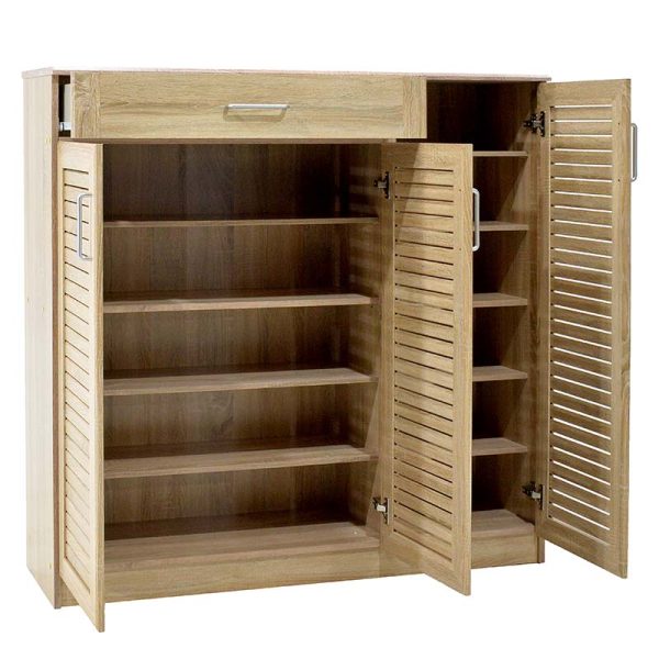 123 000003 2 Shoe cabinet Sante pakoworld 30 pairs sonoma 120x37x123cmIndoor furniture > Shoe storage cabinet & cupboards