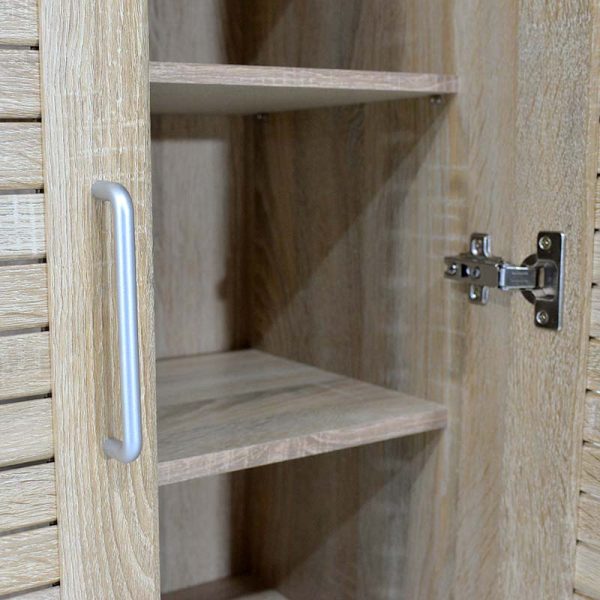 123 000005 3 5 Shoe cabinet Sante pakoworld 21 pairs sonoma 60x37x183cmIndoor furniture > Shoe storage cabinet & cupboards