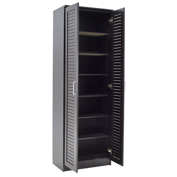123 000006 2 5 Shoe cabinet Sante pakoworld 21 pairs wenge 60x37x183cmIndoor furniture > Shoe storage cabinet & cupboards