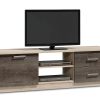 123 000020 10 Coffee Table Hola pakoworld in oak - antracite color 60x60x32cmIndoor furniture > Coffee tables