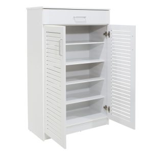 123 000026 4 Shoe cabinet Sante pakoworld 20 pairs white 80x37x123cmIndoor furniture > Shoe storage cabinet & cupboards