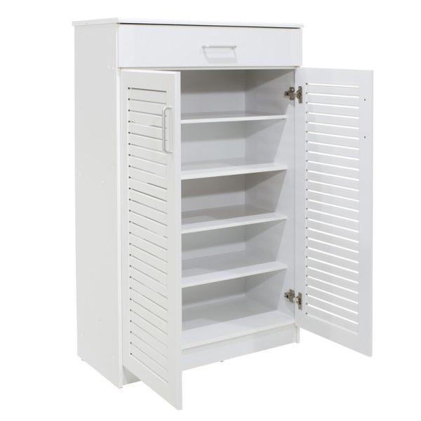 123 000026 4 Shoe cabinet Sante pakoworld 20 pairs white 80x37x123cmIndoor furniture > Shoe storage cabinet & cupboards