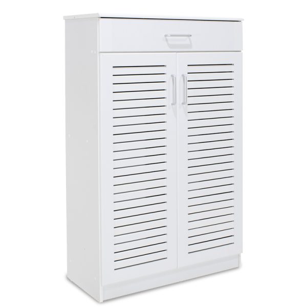 123 000026 Shoe cabinet Sante pakoworld 20 pairs white 80x37x123cmIndoor furniture > Shoe storage cabinet & cupboards