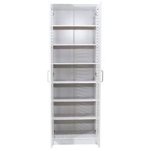 123 000028 3 5 Shoe cabinet Sante pakoworld 21 pairs dark white 60x37x183cmIndoor furniture > Shoe storage cabinet & cupboards
