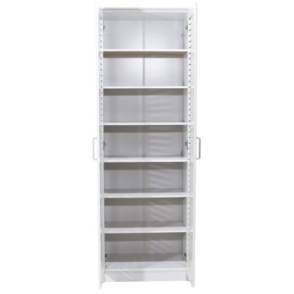 123 000028 3 5 Shoe cabinet Sante pakoworld 21 pairs dark white 60x37x183cmIndoor furniture > Shoe storage cabinet & cupboards