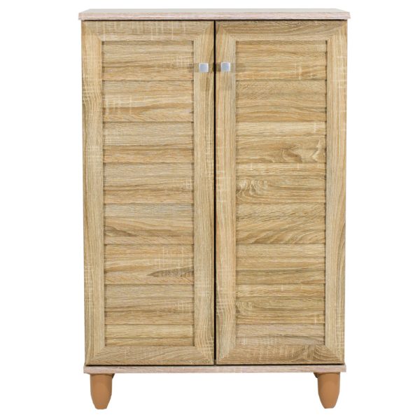 123 000029 4 6 Shoe cabinet SANTΟ pakoworld 10 pairs sonoma 60x34.5x91.5cmIndoor furniture > Shoe storage cabinet & cupboards