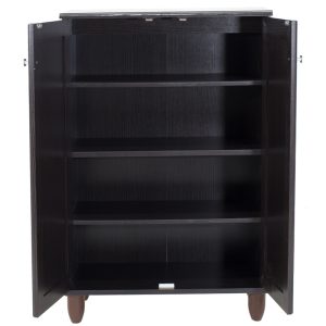 123 000030 3 3 Shoe cabinet SANTΟ pakoworld 10 pairs wenge 60x34.5x91.5cmIndoor furniture > Shoe storage cabinet & cupboards