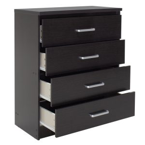 123 000037 2 3 Chest of 4 drawers Olympus pakoworld in wenge colour 80x40x95Indoor furniture > Drawers-consoles