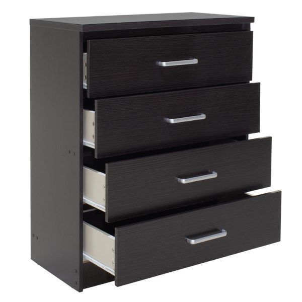 123 000037 2 3 Chest of 4 drawers Olympus pakoworld in wenge colour 80x40x95Indoor furniture > Drawers-consoles