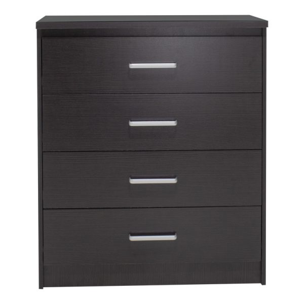 123 000037 3 3 Chest of 4 drawers Olympus pakoworld in wenge colour 80x40x95Indoor furniture > Drawers-consoles