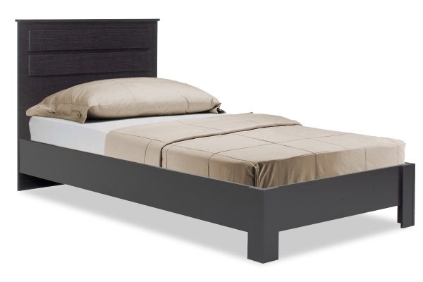123 000049 5 Bed Olympus pakoworld in wenge colour 100x200Indoor furniture > Beds