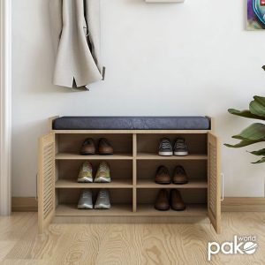 123 000059 2 2 Shoe cabinet stool Crispy pakoworld 9 pairs sonoma 94x34.5x60cmIndoor furniture > Shoe storage cabinet & cupboards