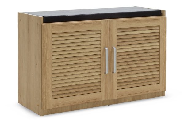 123 000059 5 Shoe cabinet stool Crispy pakoworld 9 pairs sonoma 94x34.5x60cmIndoor furniture > Shoe storage cabinet & cupboards