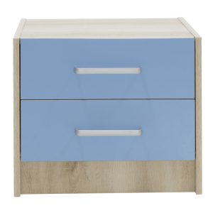 123 000074 3 2 Children's nightstand Looney pakoworld castillo-blue 47,5x40,5x40,5Indoor furniture > Bedside tables