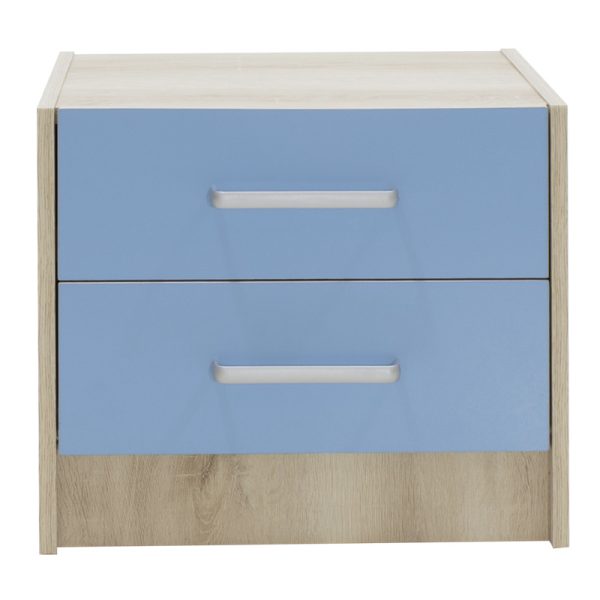 123 000074 3 2 Children's nightstand Looney pakoworld castillo-blue 47,5x40,5x40,5Indoor furniture > Bedside tables