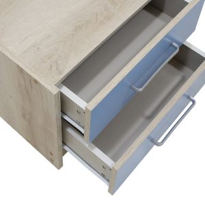 123 000074 4 2 Children's nightstand Looney pakoworld castillo-blue 47,5x40,5x40,5Indoor furniture > Bedside tables