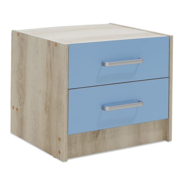 123 000074 5 Children's nightstand Looney pakoworld castillo-blue 47,5x40,5x40,5Indoor furniture > Bedside tables