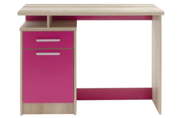 123 000081 3 2 Office table Looney pakoworld with drawers in castillo-pink colour 100x55x75cmIndoor furniture > Children's Room