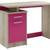 123 000081 5 Reception Lotus pakoworld in oak - dark grey color 180x70x110cmOffice furniture > Reception