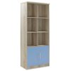 123 000082 7 Chest of drawers Kofre pakoworld in sonoma-white color 80x45x104cmIndoor furniture > Drawers-consoles