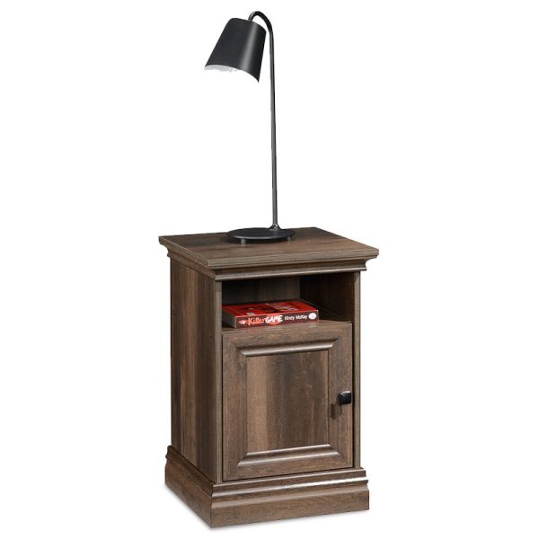 123 000123 5 Nightstand Mozart pakoworld in walnut colour 40x40x61cmIndoor furniture > Bedside tables