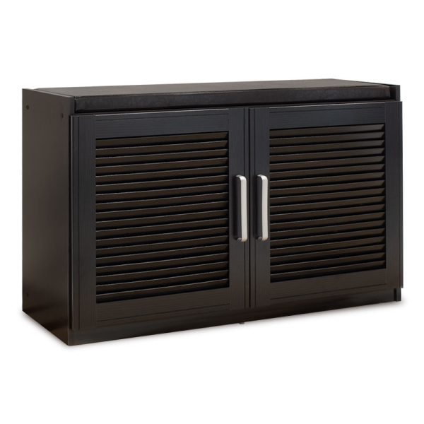 123 000139 5 Shoe cabinet stool Crispy pakoworld 9 pairs wenge 94x34.5x60cmIndoor furniture > Shoe storage cabinet & cupboards