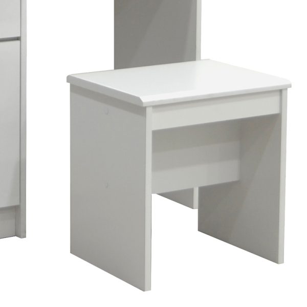 123 000213 3 1 Dressing table with mirror Olympus pakoworld in white colour 90.5x39.5x75cmIndoor furniture > Drawers-consoles