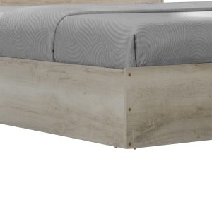 123 000216 2 OLYMPUS pakoworld double bed in castilo oak color 140x200cmIndoor furniture > Beds