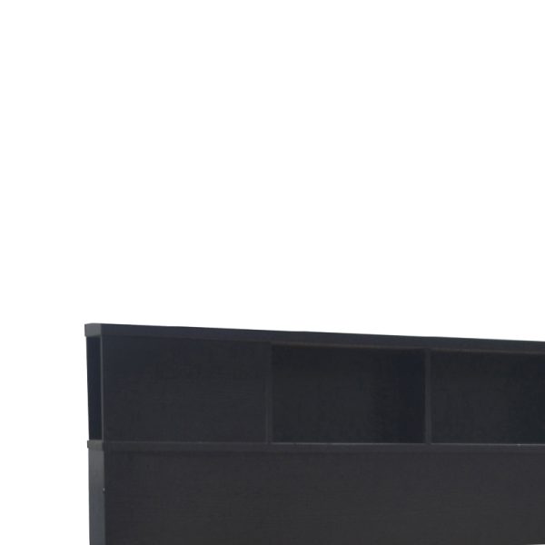 123 000217 2 OLYMPUS pakoworld double bed in wenge color 140x200cmIndoor furniture > Beds
