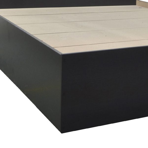 123 000217 3 OLYMPUS pakoworld double bed in wenge color 140x200cmIndoor furniture > Beds