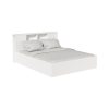 123 000218 10 Double bed with storage space Majore pakoworld anthracite fabric 160x200cmIndoor furniture > Beds