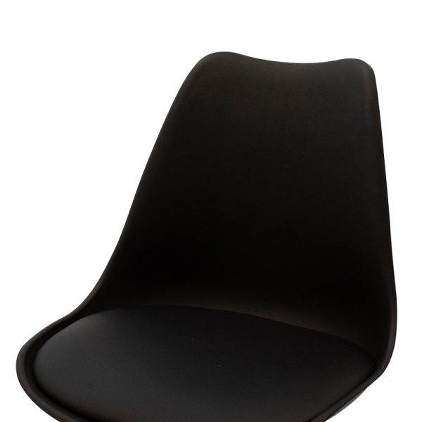 127 000010 4 3 Chair Caron pakoworld PP black-natural legIndoor furniture > Chairs