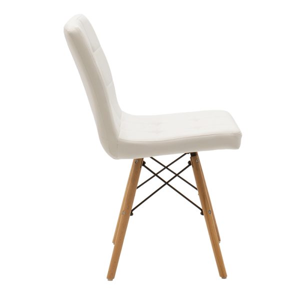 127 000030 2 6 Chair Cian II pakoworld PU white-oak legIndoor furniture > Chairs