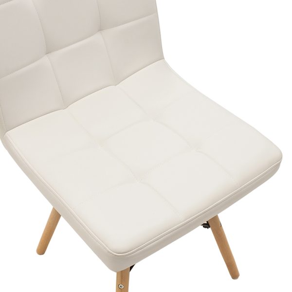 127 000030 4 6 Chair Cian II pakoworld PU white-oak legIndoor furniture > Chairs