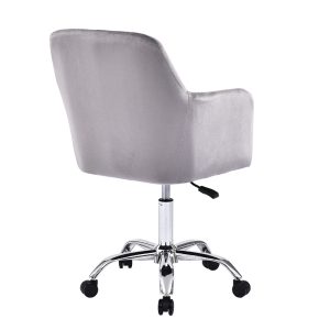 127 000033 4 3 Office chair Xever pakoworld velvet greyOffice furniture > Labor office chairs