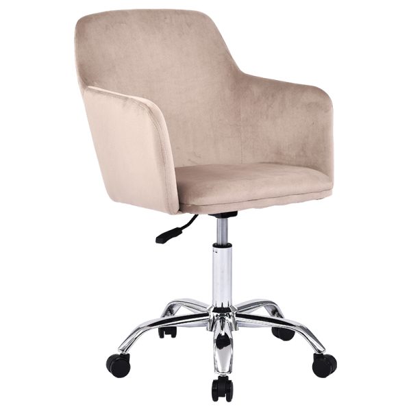 127 000034 7 Office chair Xever pakoworld pink velvetOffice furniture > Labor office chairs