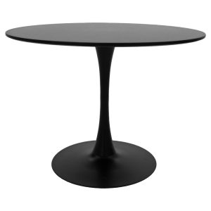 127 000085 7 Dining table Balou pakoworld MDF black D100x75cmIndoor furniture > Dining Tables