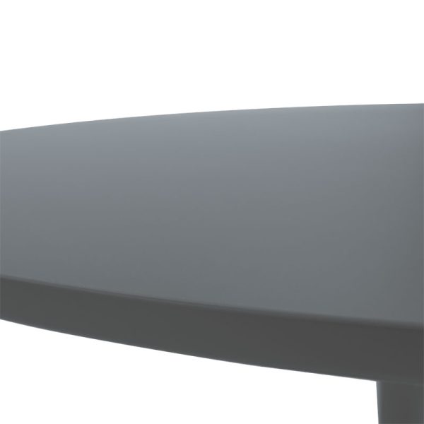 127 000095 2 3 Dining table Balou pakoworld MDF dark grey matte D100x75cmIndoor furniture > Dining Tables